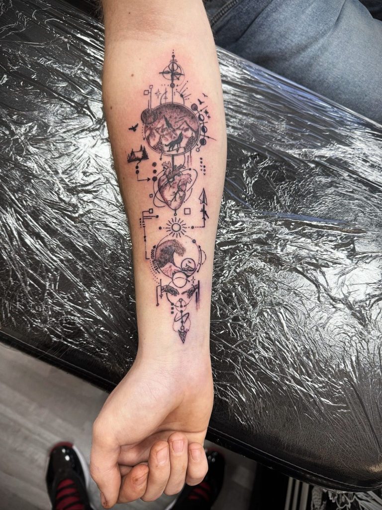 Unterarmtattoo
