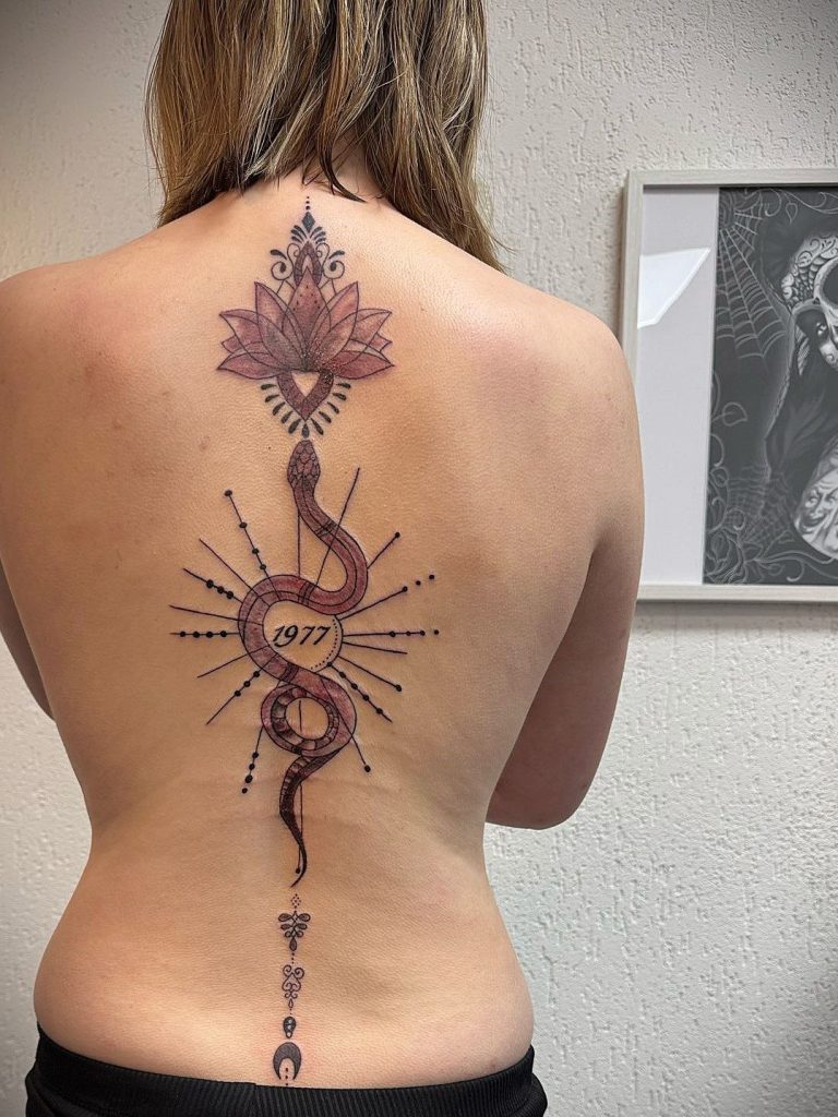 Rückentattoo