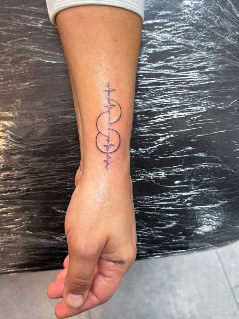 Tattoo Unterarm - Organspende Tattoo