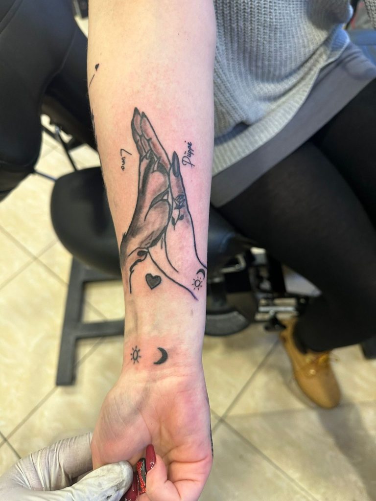 Tattoo Idee - Hund, Unterarm, Tierliebe