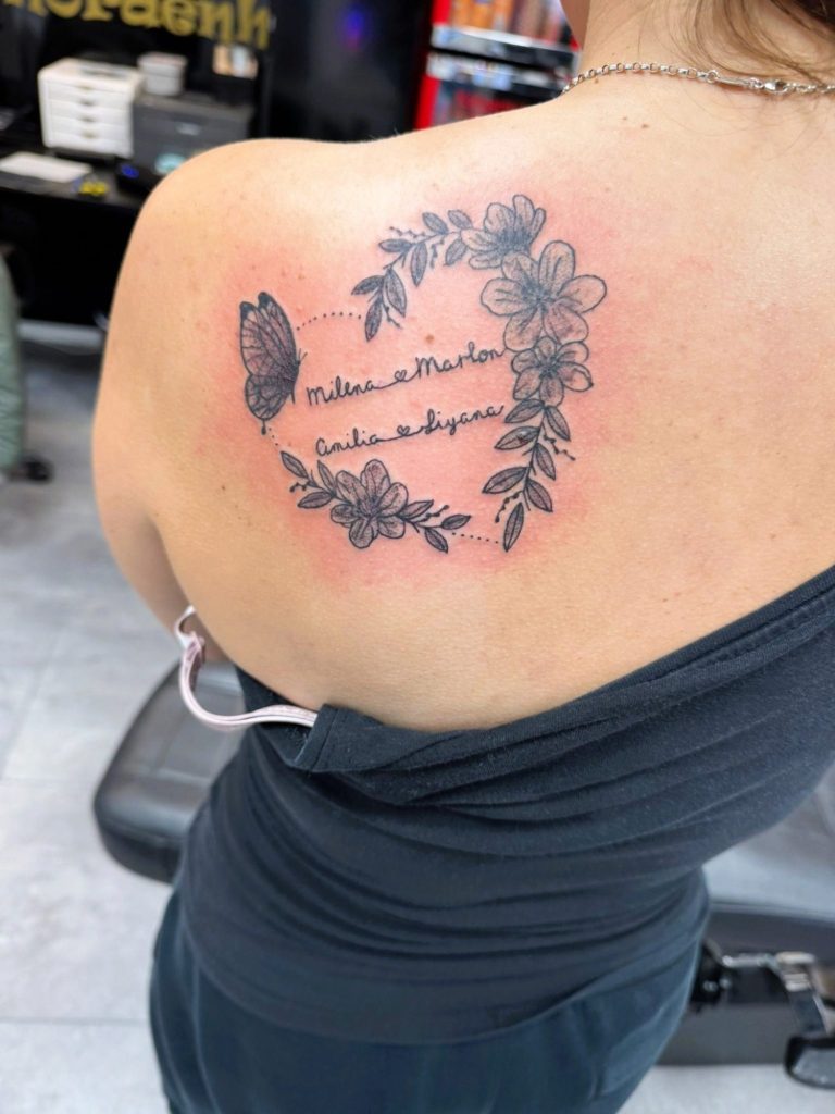 Schultertattoo - Rückentattoo